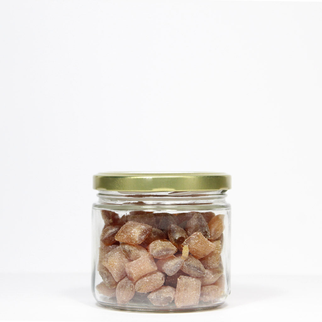 Caramelo macizo con miel, eucalipto, menta y vitaminas.